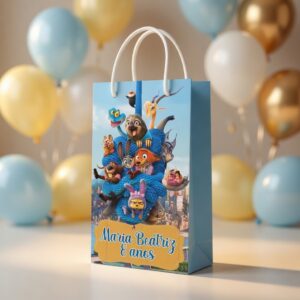 50 SACOLINHA PERSONALIZADA ZOOTOPIA 2 | PEGUE E MONTE| PERSONALIZADOS LEMBRANCINHAS SACOLINHA ZOOTOPIA - Oferta na Shopee