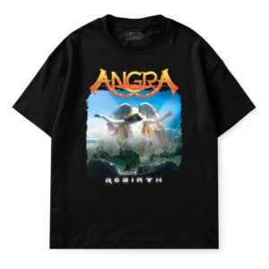 Camiseta Banda Angra Power Metal em 100% Algodão 30.1 Tamanhos Normal  e Plus Size - Oferta na Shopee