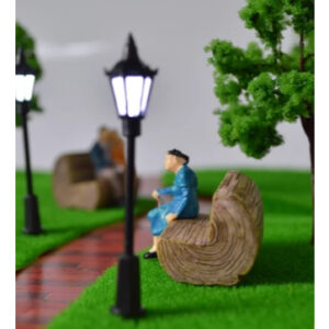 5 Mini Postes De Luz Led Praça Maquetes Terrário Modelismo Ferreomodelismo maquetes  7 Cm - Oferta na Shopee