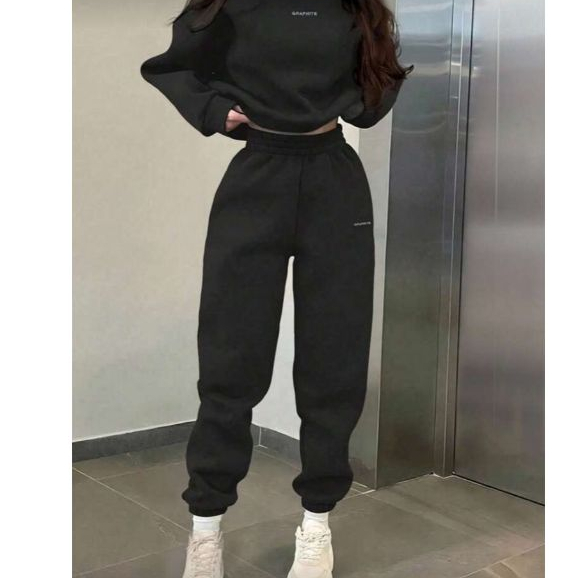 Conjunto Femino Moletom Gola Redonda Estampado Claça e Blusa De Frio Moda Inverno Moletom Quentinho entrega rapida Conjunto Femino Moletom Gola Redonda Estampado Claça e Blusa De Frio Moda Inverno Moletom Quentinho entrega rapida - Oferta na Shopee