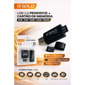 Cartão Micro SD A' GOLD Classe 10 para Transferência Rápida de Dados - Oferta na Shopee