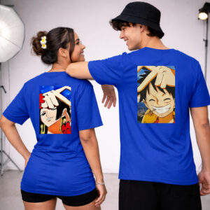 Camisa Camiseta Combo 2 Unidades Kit Casal One Pieece Combinando Amigos Namorados Ficantes Combinando Algodão Premium - Oferta na Shopee