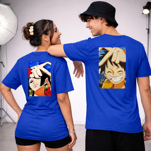 Camisa Camiseta Combo 2 Unidades Kit Casal One Pieece Combinando Amigos Namorados Ficantes Combinando Algodão Premium Camisa Camiseta Combo 2 Unidades Kit Casal One Pieece Combinando Amigos Namorados Ficantes Combinando Algodão Premium - Oferta na Shopee