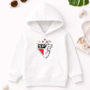 Moletom Infantil Juvenil Canguru com Capuz  SP Unissex  Agasalho Lindo para Frio