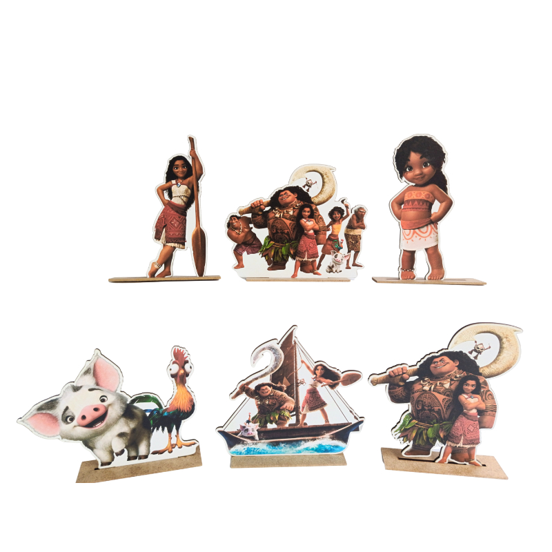 Display de Mesa Kit 6 Peças Para Festa Moana Adulta e Turma (2) novo Feito em MDF Display de Mesa Kit 6 Peças Para Festa Moana Adulta e Turma (2) novo Feito em MDF - Oferta na Shopee