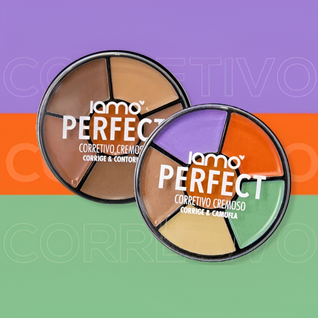 Paleta Corretiva Perfect Corretivo Cremoso – IAMO Paleta Corretiva Perfect Corretivo Cremoso – IAMO