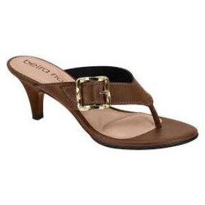 TAMANCO FEMININO DEDO BEIRA RIO SALTINHO FINO BAIXO NAPA CONHAQUE SUPER CONFORTÁVEL - Oferta na Shopee