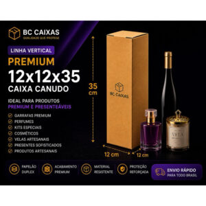 CAIXA DE PAPELÃO CANUDO 12x12x35 - TUBO CARTONAGEM - CAIXA CANUDO LONGOS - ENVIOS 60/ 100/ 200 UND - Oferta na Shopee