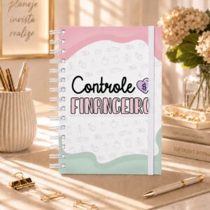 Caderneta Controle Financeiro Caderno Anotações Minhas Finanças Meus Ganhos Organização Páginas - Oferta na Shopee