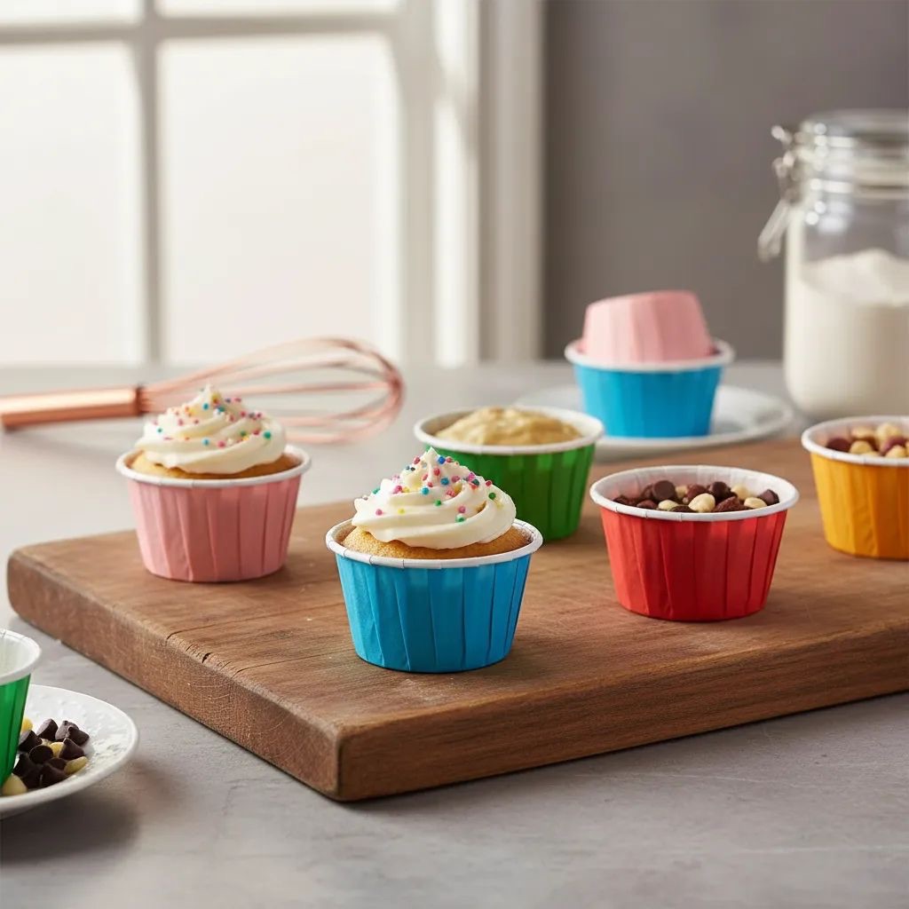 Forminhas para Cupcake Forneáveis Plissadas Forminhas para Cupcake Forneáveis Plissadas - Oferta na Shopee