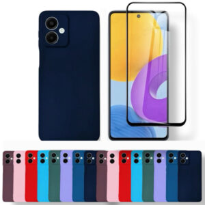Capa Capinha + Película 3D Para Samsung Galaxy A06 4G5G Capinha Aveludada Anti Impacto - Oferta na Shopee