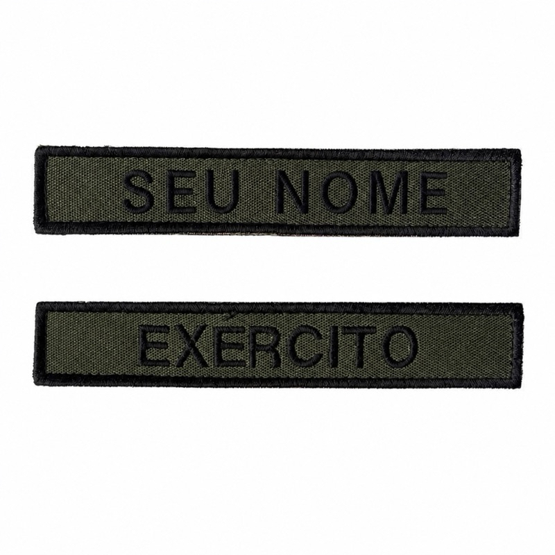 Kit Modelo Novo EB Sutache com Nome + Sutache Exército Baixa Visibilidade Kit Modelo Novo EB Sutache com Nome + Sutache Exército Baixa Visibilidade - Oferta na Shopee