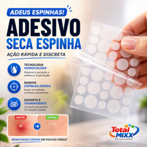Kit Adesivo Seca Espinha Bolinha Transparente Hidrocoloide - Oferta na Shopee