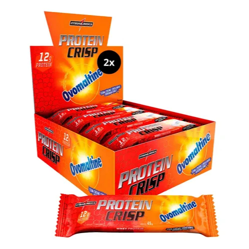 Barra INTEGRALMEDICA de Proteina Ovomaltine – Display com 12 unidades de 45g Barra INTEGRALMEDICA de Proteina Ovomaltine – Display com 12 unidades de 45g