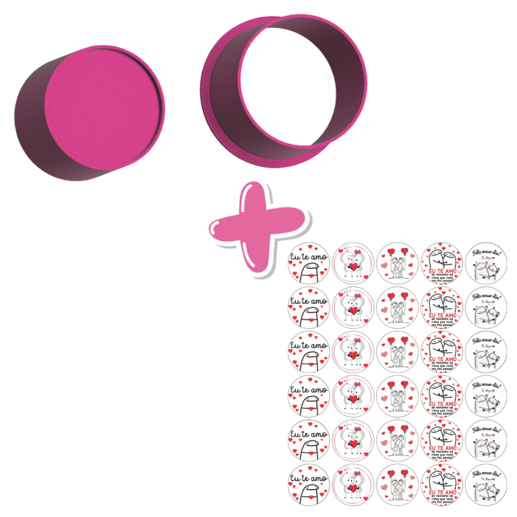 Ejetor Circulo e Apliques de Papel de Arroz | Flork Dia dos Namorados - Ejetor Modelador para Doces Ejetor Circulo e Apliques de Papel de Arroz | Flork Dia dos Namorados - Ejetor Modelador para Doces - Oferta na Shopee