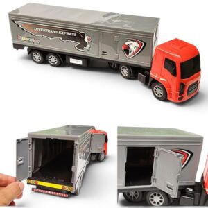 Caminhão Carreta Baú Articulável Brinquedo 45cm Diverplas - Oferta na Shopee