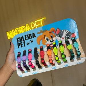 Cartela de Coleiras para Gatos - PetShop 10 unidades sortidas - Oferta na Shopee