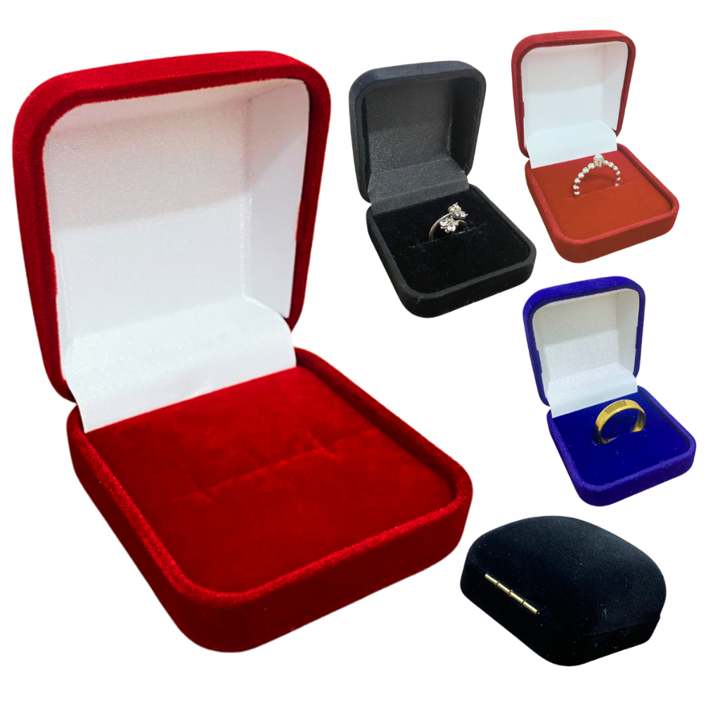 1 unidade estojo caixinha para anel solitário veludo tradicional corte H fecho de metal 1 unidade estojo caixinha para anel solitário veludo tradicional corte H fecho de metal - Oferta na Shopee