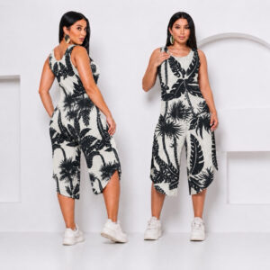 Macacão  Envio Rápido mais vendidos Midi casual larguinho e Pantacourt alça Grossa Feminino casual  festa Pantalona - Oferta na Shopee