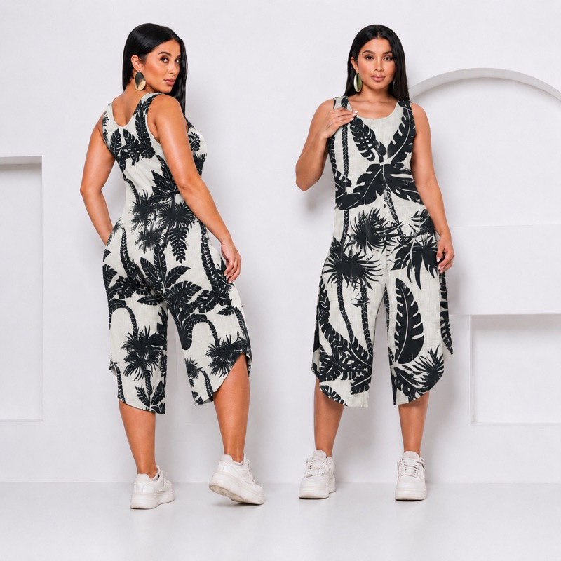 Macacão Envio Rápido mais vendidos Midi casual larguinho e Pantacourt alça Grossa Feminino casual festa Pantalona Macacão Envio Rápido mais vendidos Midi casual larguinho e Pantacourt alça Grossa Feminino casual festa Pantalona - Oferta na Shopee