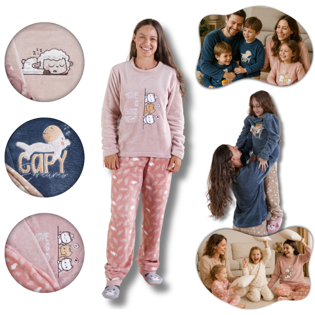 Pijama Inverno Infantil Adulto Feminino Masculino Longo Plush Luxo Fleece Peluciado Quente Soft Frio Pijama Inverno Infantil Adulto Feminino Masculino Longo Plush Luxo Fleece Peluciado Quente Soft Frio - Oferta na Shopee