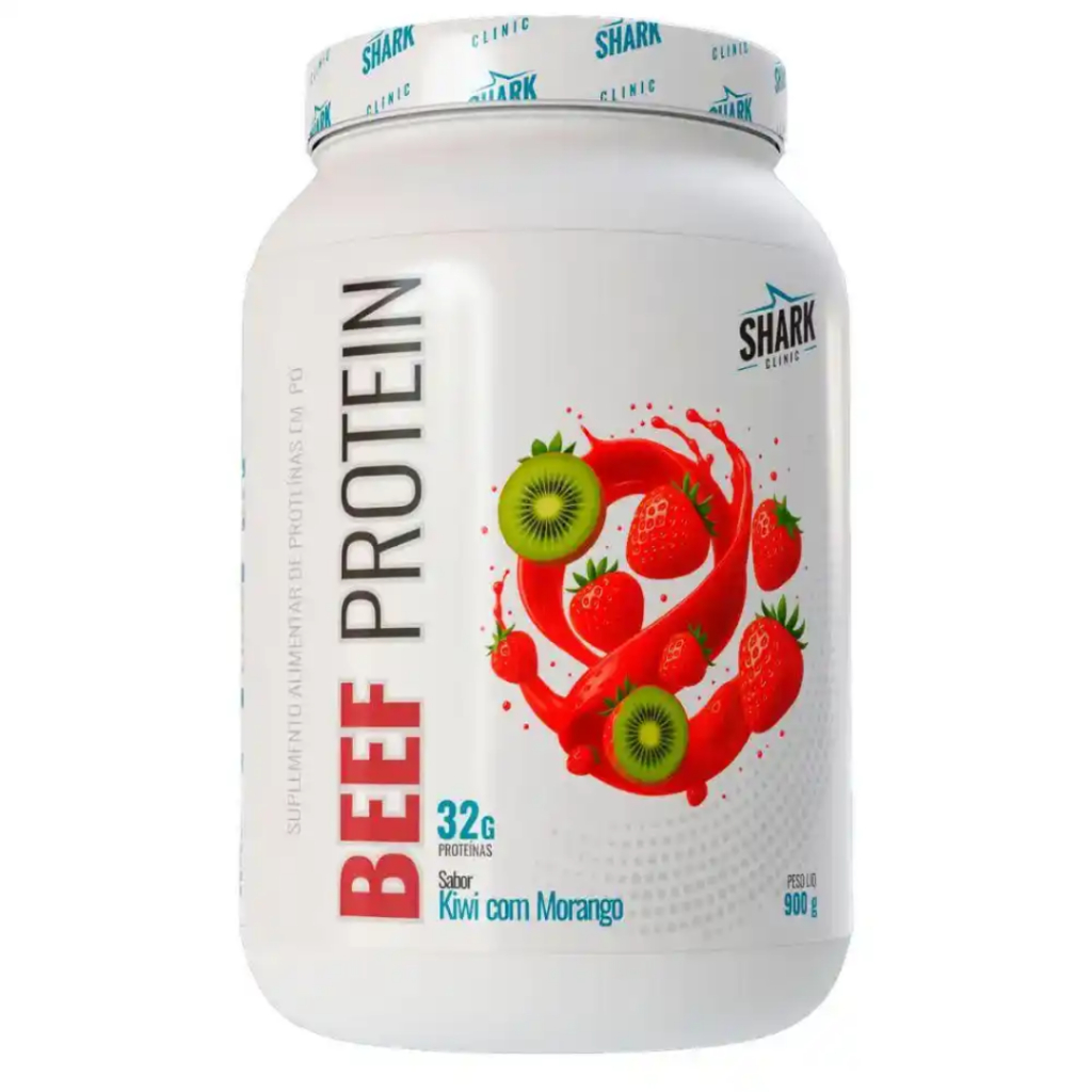 Beef Protein 900G - Sabor Morango Com Kiwi Beef Protein 900G - Sabor Morango Com Kiwi - Oferta na Shopee