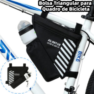 Bolsa Triangular para Quadro de Bicicleta com Suporte para Garrafa - Oferta na Shopee