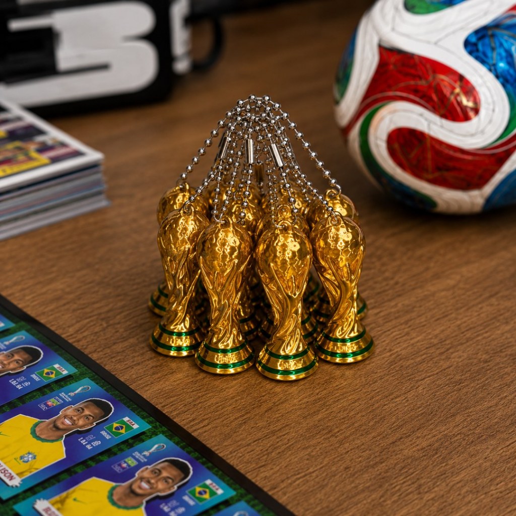 Chaveiro Taça Copa do Mundo Dourado 3D Chaveiro Taça Copa do Mundo Dourado 3D - Oferta na Shopee