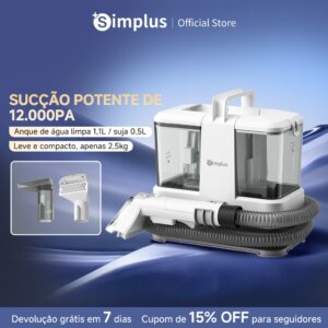 Simplus Extrator Multifuncional 12.000Pa Lava Estofado Portátil Leve 2