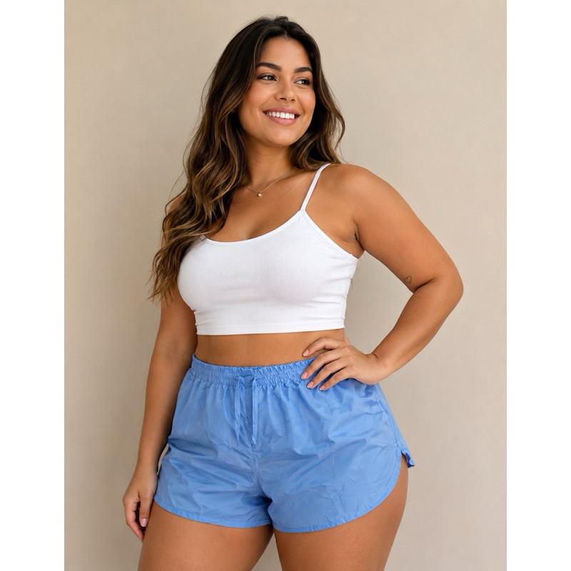 kit com 3 Short em tactel feminino kit com 3 Short em tactel feminino