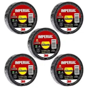 Fita Isolante 3M - Imperial 3M 18mm Kit c/5un 5mts