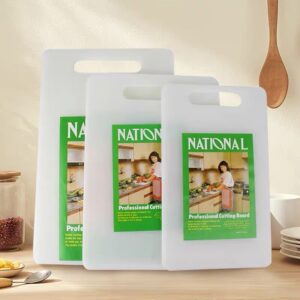 Tábua de Corte Plástica Branca - Material de Grau Alimentício