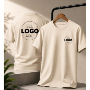 Camiseta para personalização uniforme empresas estampa premium blusa algodão - Oferta na Shopee