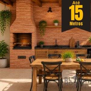 Papel de Parede Premium Rolo 5 Metros Autoadesivo Tijolinho Rústico Sala Quarto 5m x 45cm - Oferta na Shopee