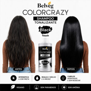 Shampoo tonalizante preto