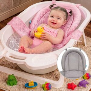 Rede de Proteção Para Banheira Apoio Bebê Com 3 Pontas Trava De Segurança Almofada de Banho Infantil Cinza - Oferta na Shopee