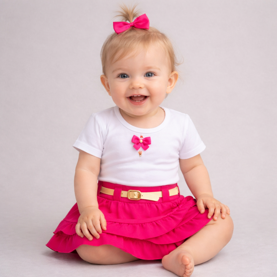 Conjunto de Bebê Menina Verão Calor Blogueirinha Temático Mesversário 3 a 6 Meses Conjunto de Bebê Menina Verão Calor Blogueirinha Temático Mesversário 3 a 6 Meses - Oferta na Shopee