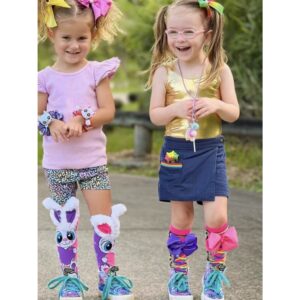 Meias 3D Divertida Infantil Cano Alto Tamanho Único Aleatorias Menino ou Menina - Oferta na Shopee