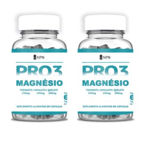 Pro Magnésio 60 Cápsulas - Suporte à Saúde do Coração e Relaxamento Muscular - Oferta na Shopee