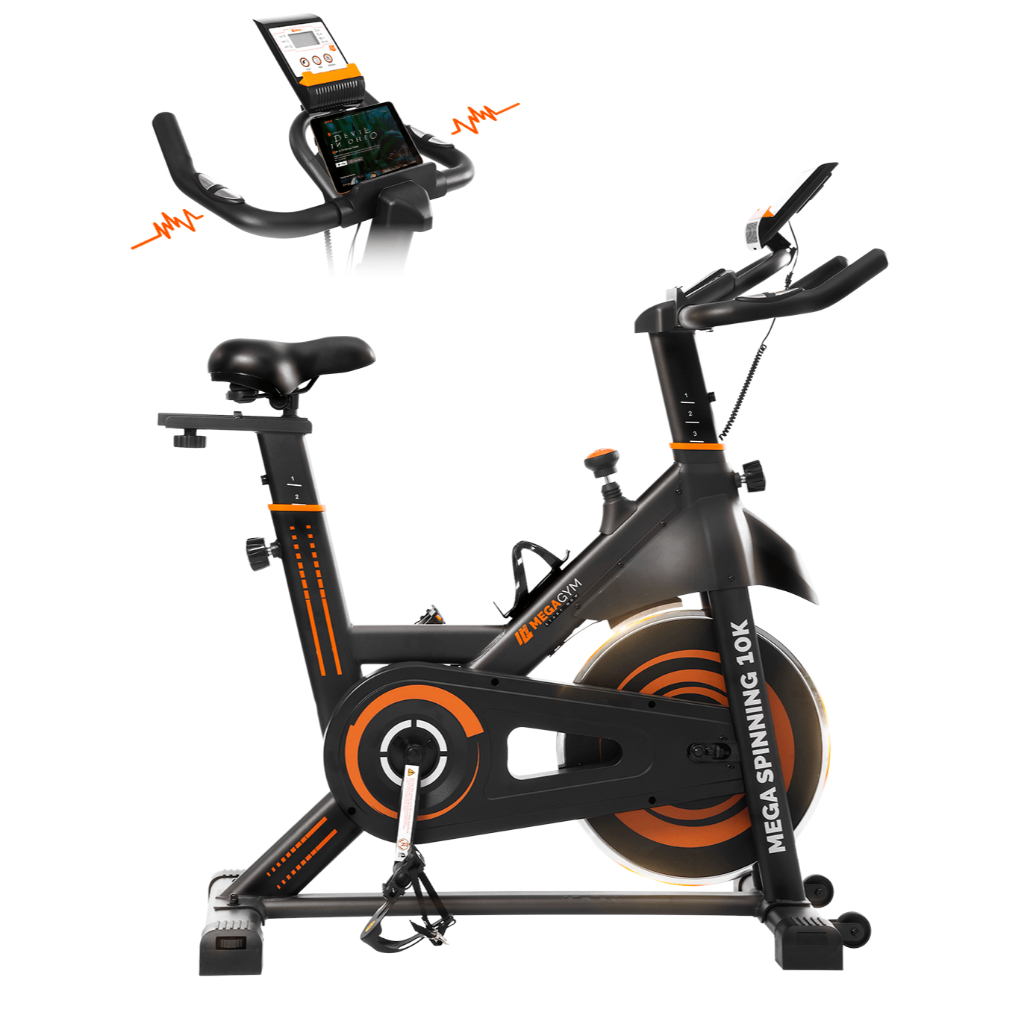 Bicicleta Ergométrica Spinning Roda De Inércia De 10kg Suporta 140kg Mecânica MegaGym Bicicleta Ergométrica Spinning Roda De Inércia De 10kg Suporta 140kg Mecânica MegaGym - Oferta na Shopee