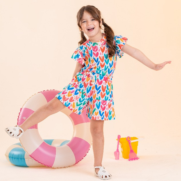 Conjunto Infantil Menina Blusa e Short Canelado Estampado Look Infantil Conjunto Infantil Menina Blusa e Short Canelado Estampado Look Infantil - Oferta na Shopee