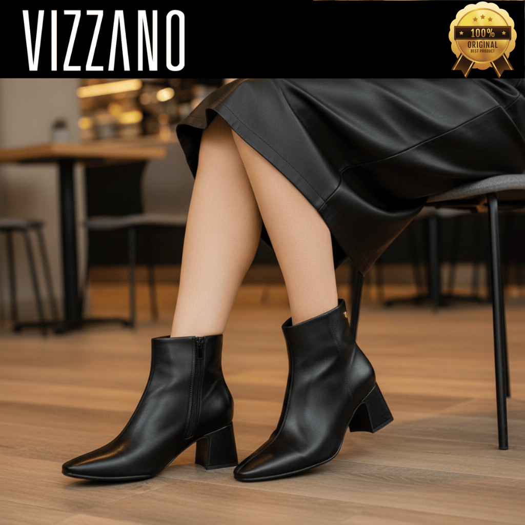Bota Vizzano Feminina Bico Fino Cano Curto Salto Médio Confortável Original 3109100 Bota Vizzano Feminina Bico Fino Cano Curto Salto Médio Confortável Original 3109100 - Oferta na Shopee