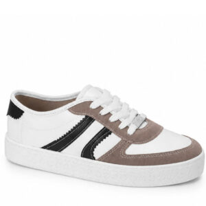 Tênis Feminino Moleca Casual 5712.330 Confortável Com Detalhe Camurça - Oferta na Shopee