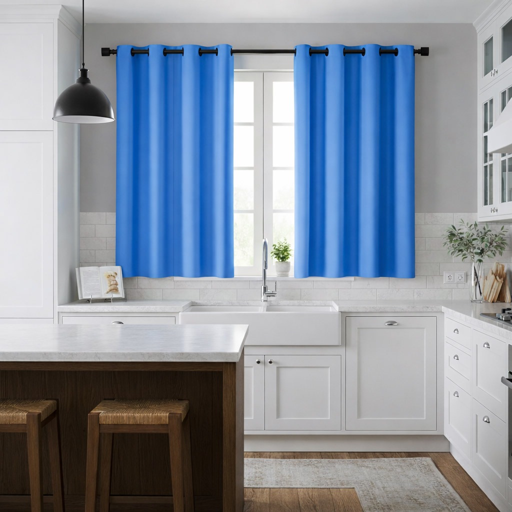Cortina Cozinha Corta Luz Blackout/Blecaute 2,00 X 1,30 Imperdível Cortina Cozinha Corta Luz Blackout/Blecaute 2
