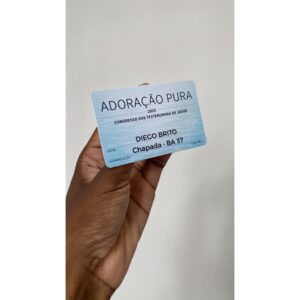 Crachá em PVC com prendedor atrás (discreto) Congresso Felicidade Eterna de 2026 - Oferta na Shopee