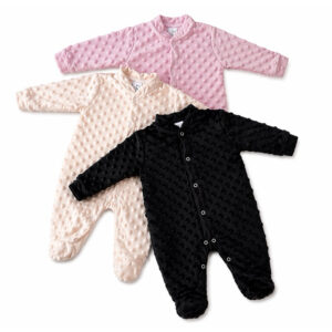 Macacão Para Bebê Manga Longa Soft Bolha Macio Quentinho Antialérgico RN/P/M/G - Diversas Cores - Oferta na Shopee