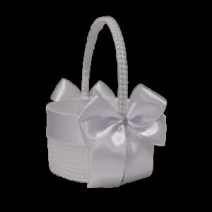 Cesta para Florista de Casamento Branca - Oferta na Shopee