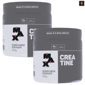 Kit 2x Creatina Max Titanium 300g 100% Pura Monohidratada Creatine Original - Oferta na Shopee