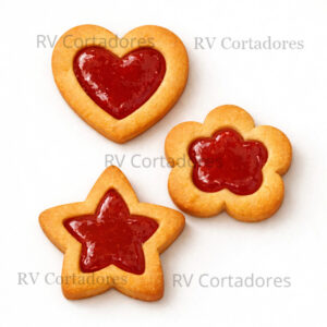 Cortador e Marcador Biscoito - Geleia Coração
