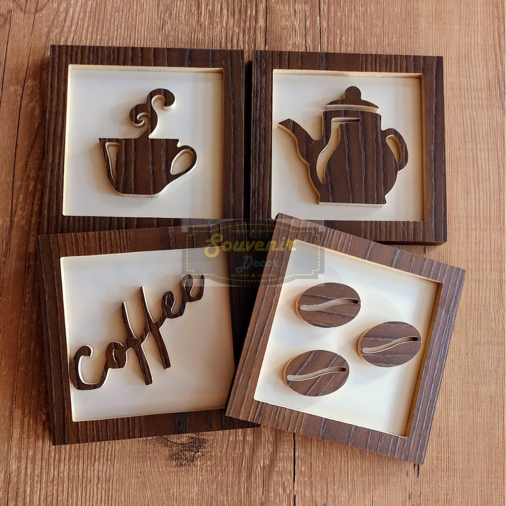 4 Quadros Cantinho Do Café com moldura 3d 4 Quadros Cantinho Do Café com moldura 3d - Oferta na Shopee